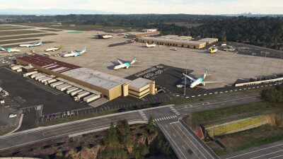 KSEA Seattle Tacoma Airport - Microsoft Flight Simulator [FT] screenshot