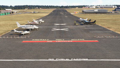 EGSX North Weald Airfield - Microsoft Flight Simulator screenshot