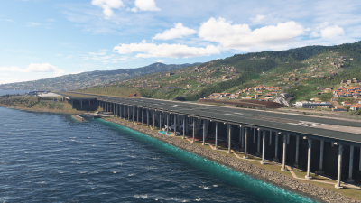 LPMA Cristiano Ronaldo Madeira International Airport - Microsoft Flight Simulator screenshot