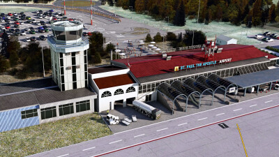 LWOH Ohrid Airport - Microsoft Flight Simulator screenshot