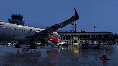 LWOH Ohrid Airport - Microsoft Flight Simulator screenshot