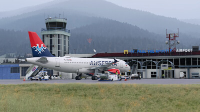 LWOH Ohrid Airport - Microsoft Flight Simulator screenshot