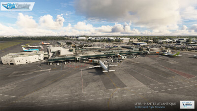 LFRS Nantes Atlantique International Airport - Microsoft Flight Simulator! (France VFR) screenshot