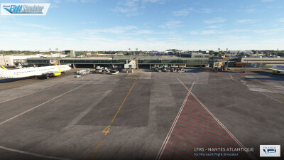 LFRS Nantes Atlantique International Airport - Microsoft Flight Simulator! (France VFR) screenshot