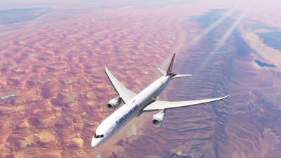 Hues By Horizon Boeing 787-9 Turkish Airlines TC-LLB screenshot