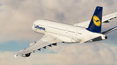 Hues By Horizon Lufthansa Old Colors Livery Pack - FlyByWire A380 screenshot