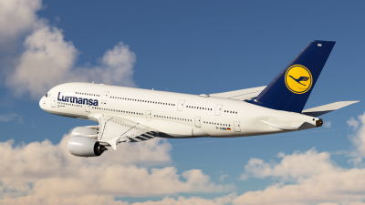 Hues By Horizon Lufthansa Old Colors Livery Pack - FlyByWire A380 screenshot