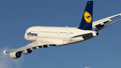 Hues By Horizon Lufthansa Old Colors Livery Pack - FlyByWire A380 screenshot