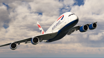 Hues By Horizon British Airways - G-XLEF - FlyByWire A380 screenshot