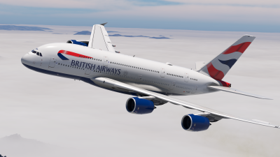 Hues By Horizon British Airways - G-XLEF - FlyByWire A380 screenshot