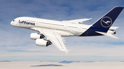 Hues By Horizon Lufthansa New Colors Livery Pack - FlyByWire A380 screenshot