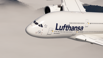 Hues By Horizon Lufthansa New Colors Livery Pack - FlyByWire A380 screenshot