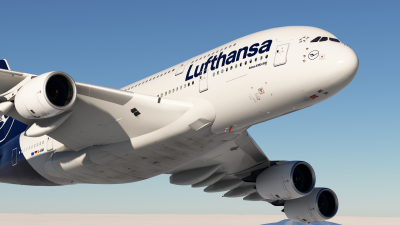 Hues By Horizon Lufthansa New Colors Livery Pack - FlyByWire A380 screenshot