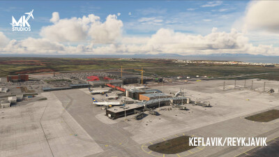 BIKF Keflavik Airport V2 - Microsoft Flight Simulator 2024 screenshot