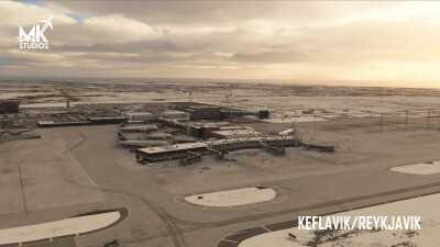 BIKF Keflavik Airport V2 - Microsoft Flight Simulator 2024 screenshot