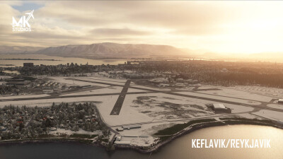 BIKF Keflavik Airport V2 - Microsoft Flight Simulator 2024 screenshot