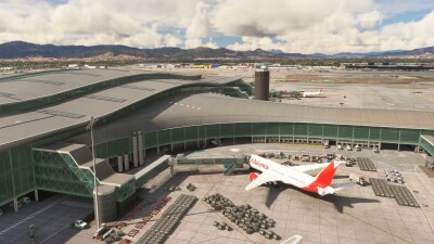 LEBL Barcelona-El Prat Airport - Microsoft Flight Simulator 2024 screenshot