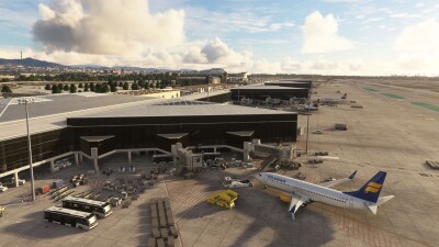 LEBL Barcelona-El Prat Airport - Microsoft Flight Simulator 2024 screenshot