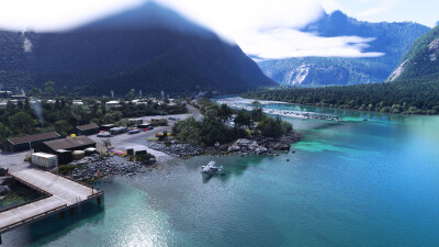 NZMF Milford Sound Region - Microsoft Flight Simulator 2024 screenshot