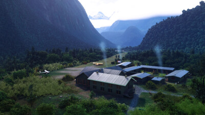 NZMF Milford Sound Region - Microsoft Flight Simulator 2024 screenshot