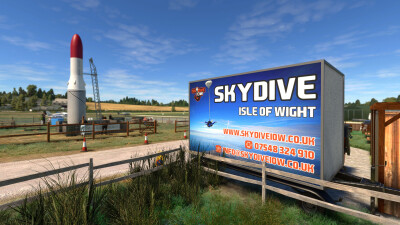 EGHN Sandown Airport - Microsoft Flight Simulator 2024 screenshot