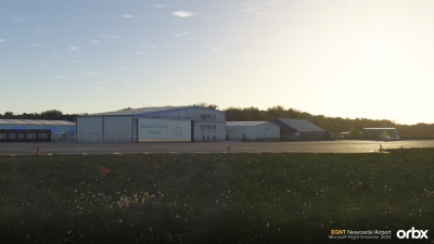 EGNT Newcastle Airport - Microsoft Flight Simulator 2024 screenshot