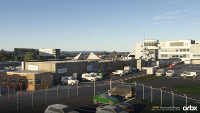 EGNT Newcastle Airport - Microsoft Flight Simulator 2024 screenshot