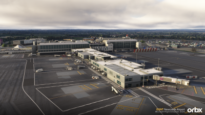 EGNT Newcastle Airport - Microsoft Flight Simulator 2024 screenshot