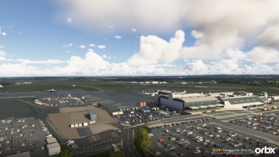 EGNT Newcastle Airport - Microsoft Flight Simulator 2024 screenshot