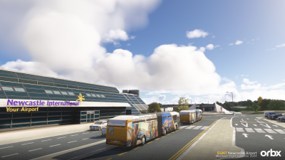 EGNT Newcastle Airport - Microsoft Flight Simulator 2024 screenshot