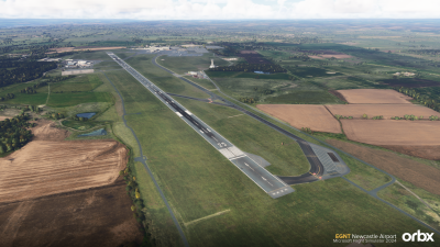 EGNT Newcastle Airport - Microsoft Flight Simulator 2024 screenshot