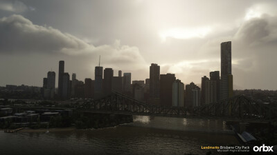 Landmarks Brisbane City Pack - Microsoft Flight Simulator 2024 screenshot