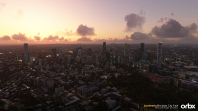 Landmarks Brisbane City Pack - Microsoft Flight Simulator 2024 screenshot