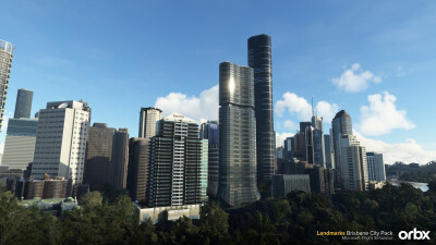 Landmarks Brisbane City Pack - Microsoft Flight Simulator 2024 screenshot