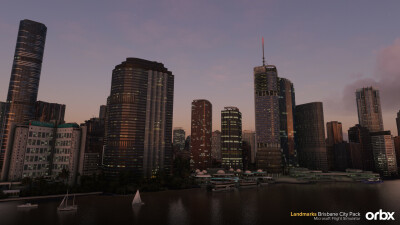 Landmarks Brisbane City Pack - Microsoft Flight Simulator 2024 screenshot