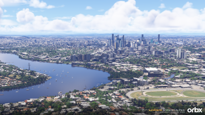Landmarks Brisbane City Pack - Microsoft Flight Simulator 2024 screenshot