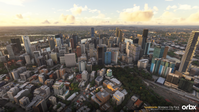Landmarks Brisbane City Pack - Microsoft Flight Simulator 2024 screenshot