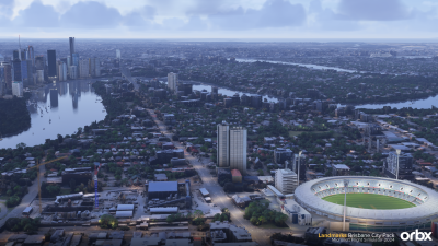 Landmarks Brisbane City Pack - Microsoft Flight Simulator 2024 screenshot