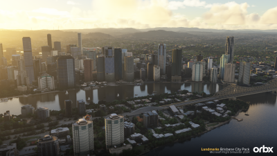 Landmarks Brisbane City Pack - Microsoft Flight Simulator 2024 screenshot