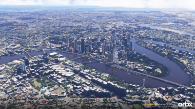 Landmarks Brisbane City Pack - Microsoft Flight Simulator 2024 screenshot