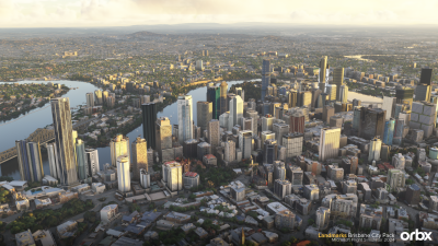 Landmarks Brisbane City Pack - Microsoft Flight Simulator 2024 screenshot