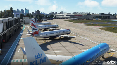 EGLC London City Airport v2 - Microsoft Flight Simulator 2024 screenshot