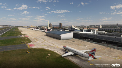 EGLC London City Airport v2 - Microsoft Flight Simulator 2024 screenshot