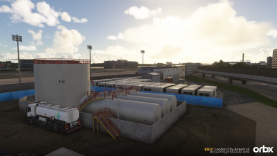 EGLC London City Airport v2 - Microsoft Flight Simulator 2024 screenshot