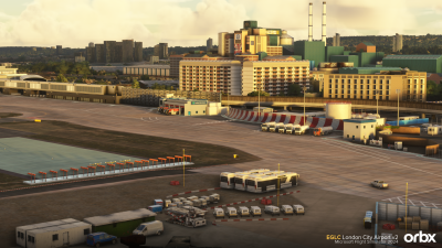 EGLC London City Airport v2 - Microsoft Flight Simulator 2024 screenshot