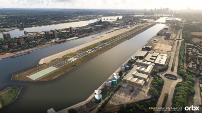 EGLC London City Airport v2 - Microsoft Flight Simulator 2024 screenshot