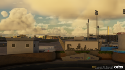EGLC London City Airport v2 - Microsoft Flight Simulator 2024 screenshot