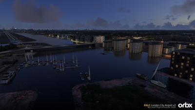 EGLC London City Airport v2 - Microsoft Flight Simulator 2024 screenshot