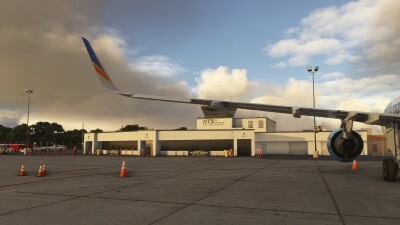 KHTS Huntington Tri-State Airport - Microsoft Flight Simulator 2024 screenshot