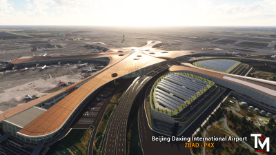 ZBAD Beijing Daxing International Airport - Microsoft Flight Simulator screenshot